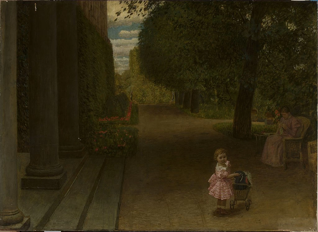 Leopold von Kalckreuth - Nel giardino, National Museum in Warsaw